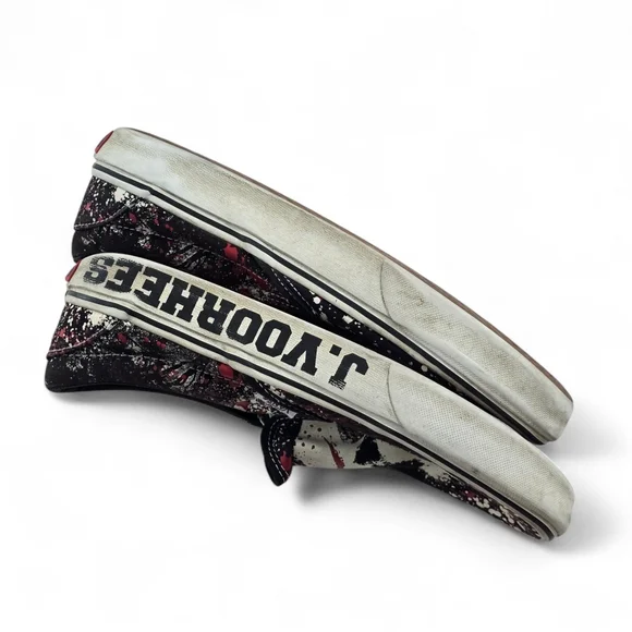 Vans Friday the 13th Slip-On Shoes – Jason Voorhees Horror Graphic Sneakers - Picture 4 of 8